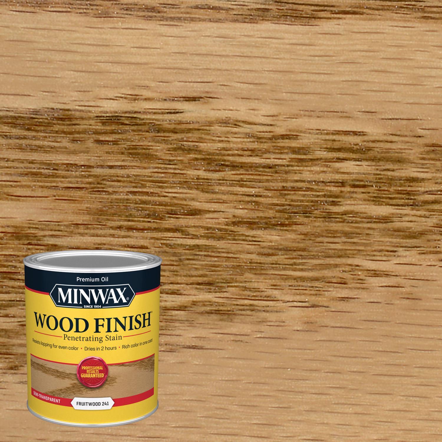 Minwax Wood Finish Semi-Transparent Fruitwood Oil-Based Penetrating Wood Stain 1 qt