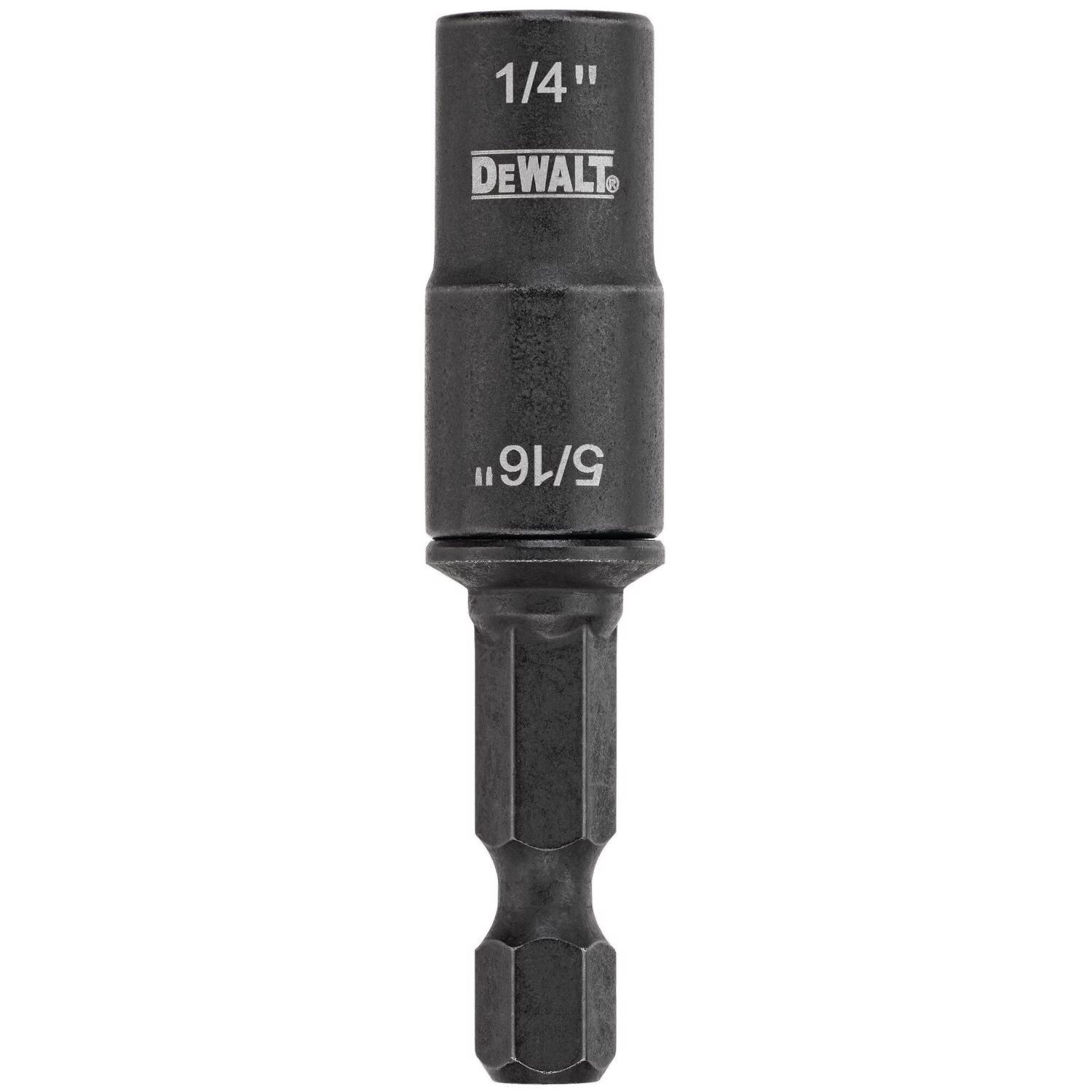 DeWalt 1/4,5/16 in. X 2 in. L Black Oxide Double-Ended Nut Driver 2 pc