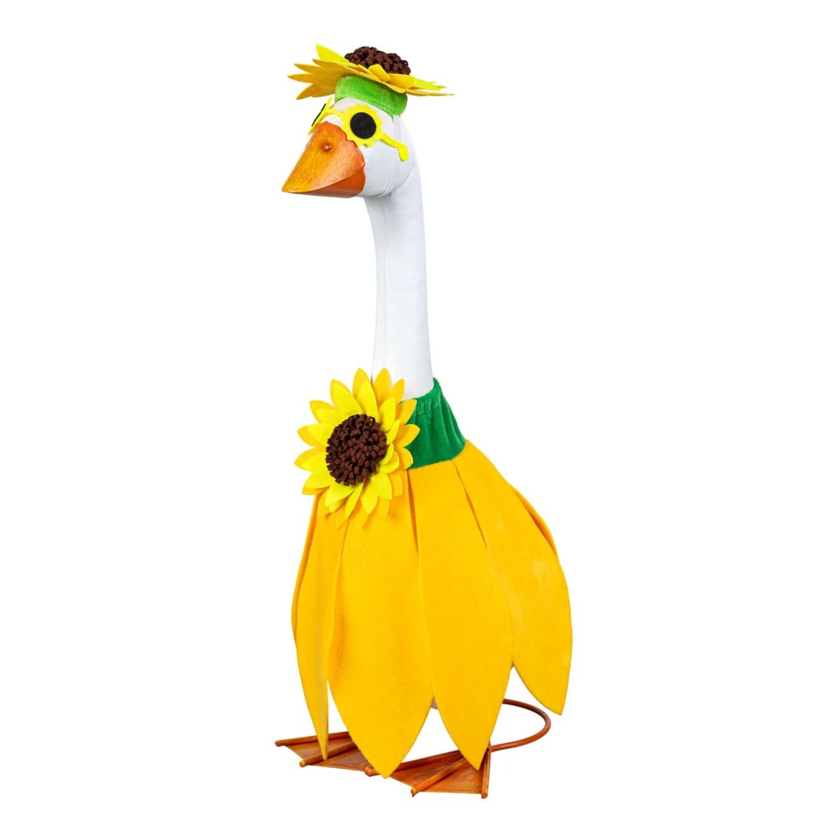 Evergreen Porch Goose Outfit Sunflower