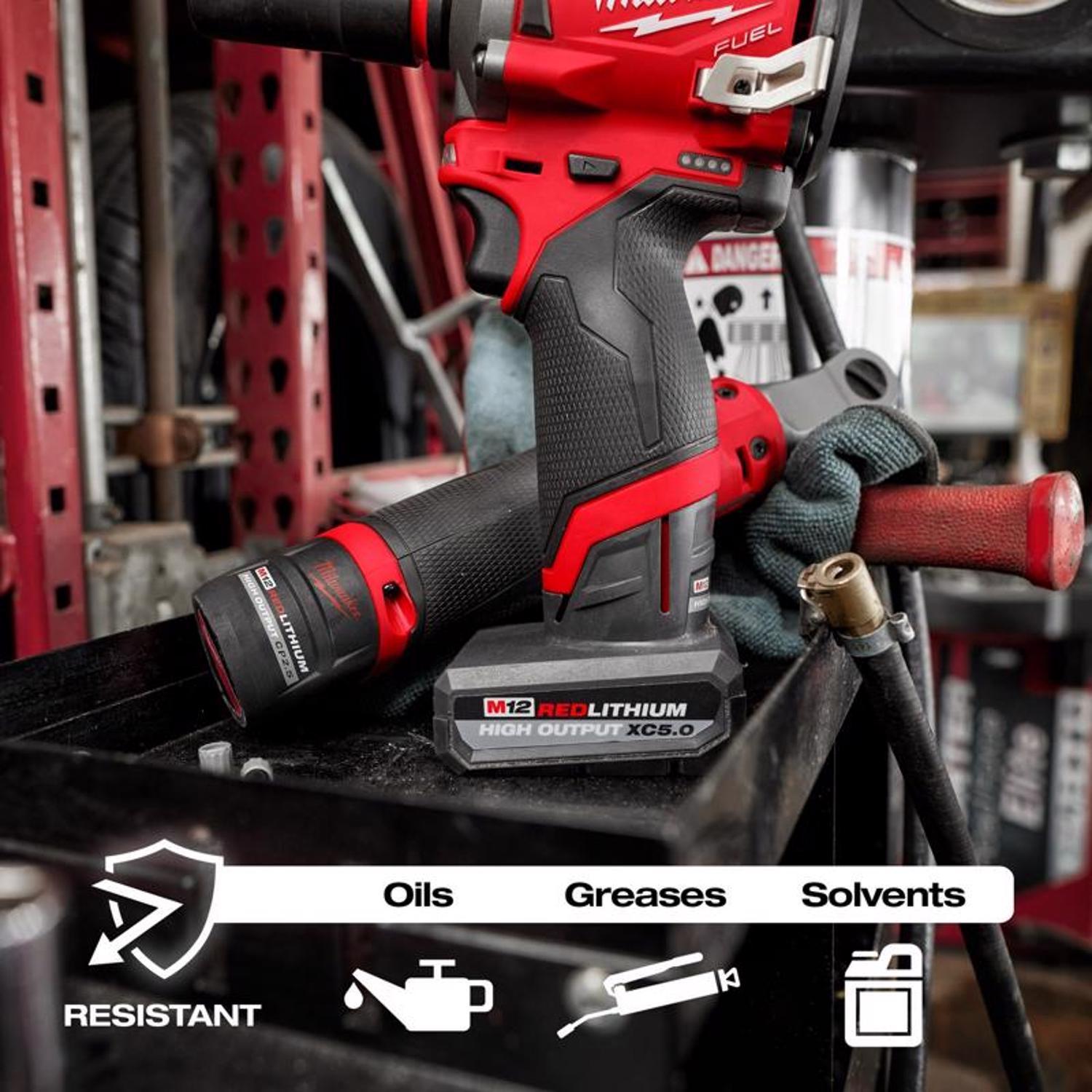 Milwaukee M12 RedLithium XC 5 Ah Lithium-Ion High Output Battery Pack 1 pc
