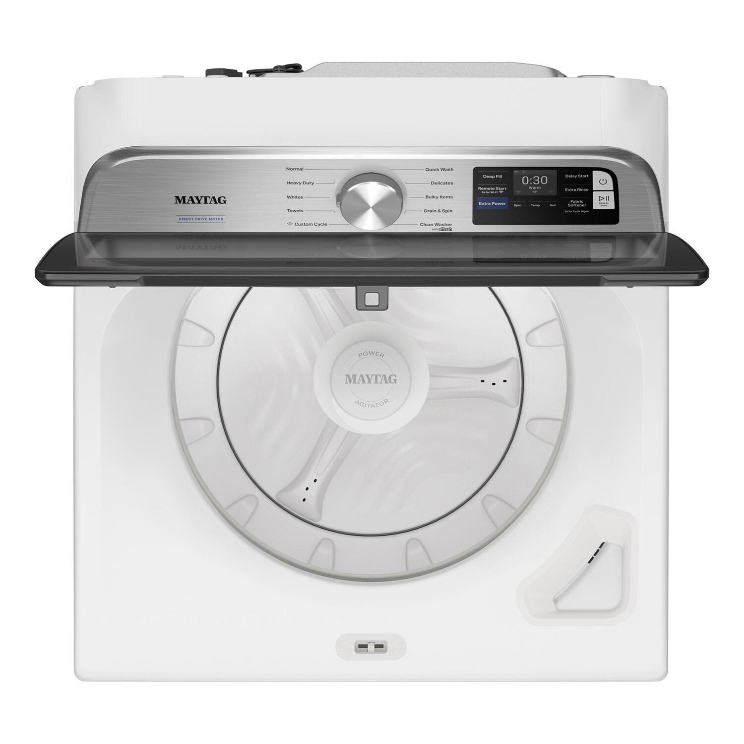 Maytag 5.2 Cu. Ft. Smart Top Load Washer with Extra Power in White