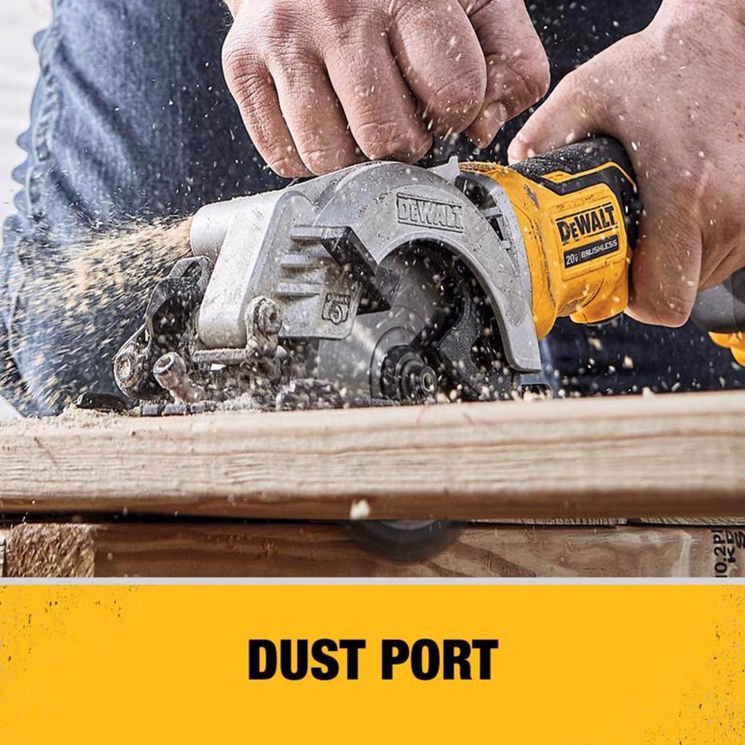 DeWalt 20V MAX ATOMIC 4-1/2 in. Cordless Brushless Compact Circular Saw Tool Only