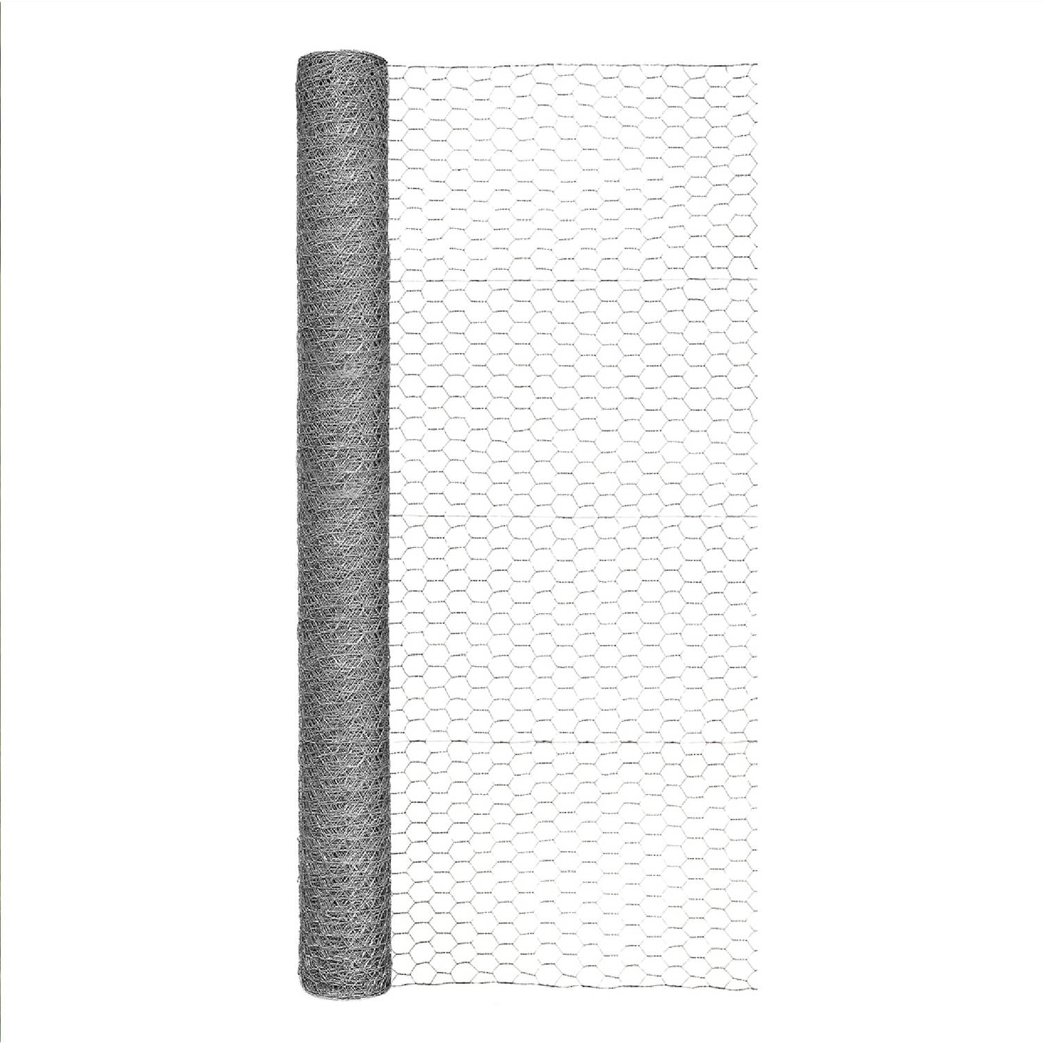 Garden Craft 48in. H x 50in. L Galvanized Steel Poultry Netting 1in.