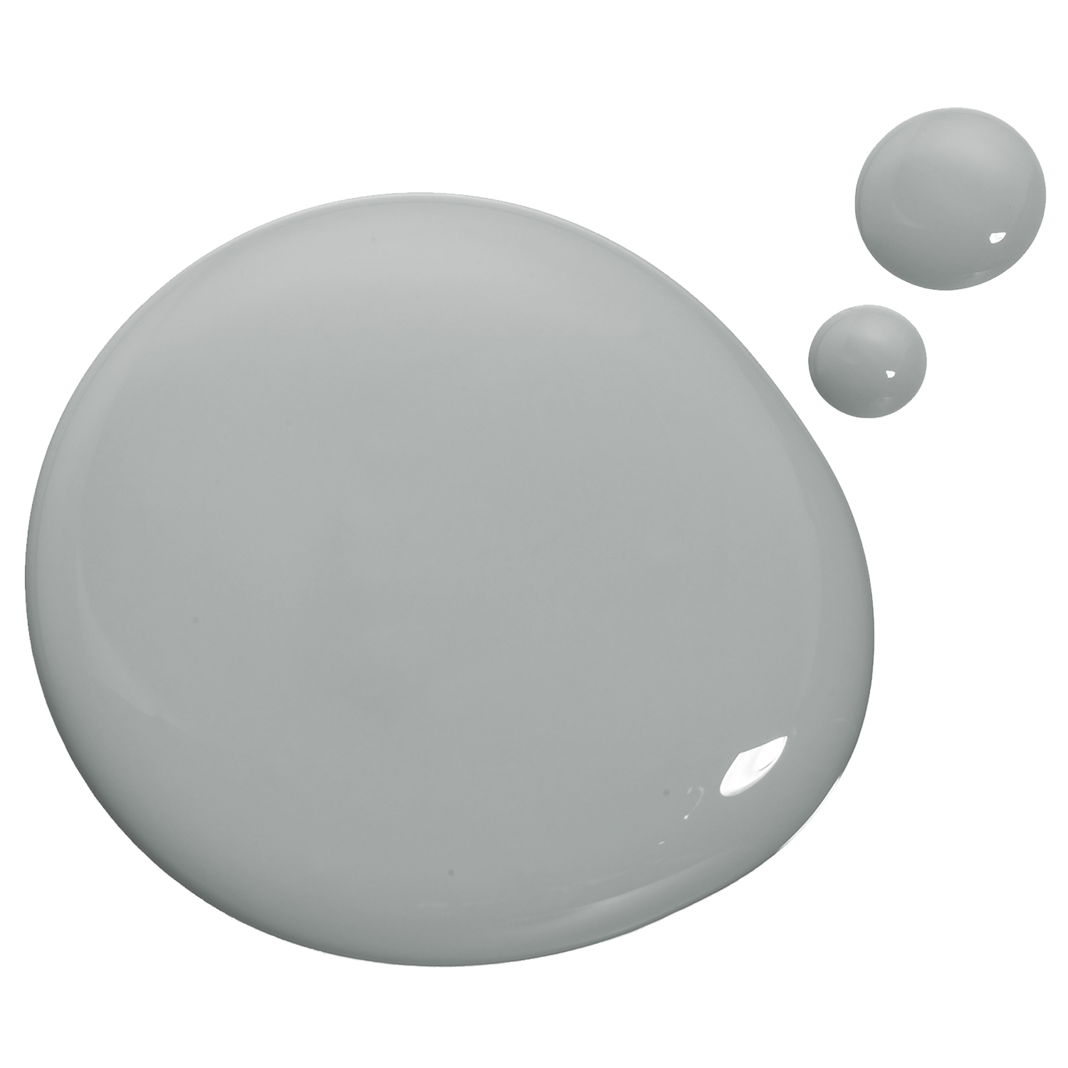 Beyond Paint Matte Soft Gray Water-Based Paint Exterior & Interior 1 qt