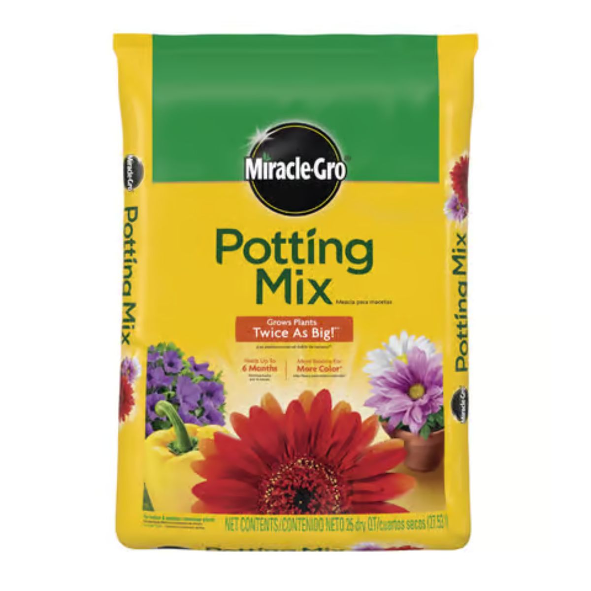 Miracle-Gro Flower and Plant Potting Mix 25 qt.