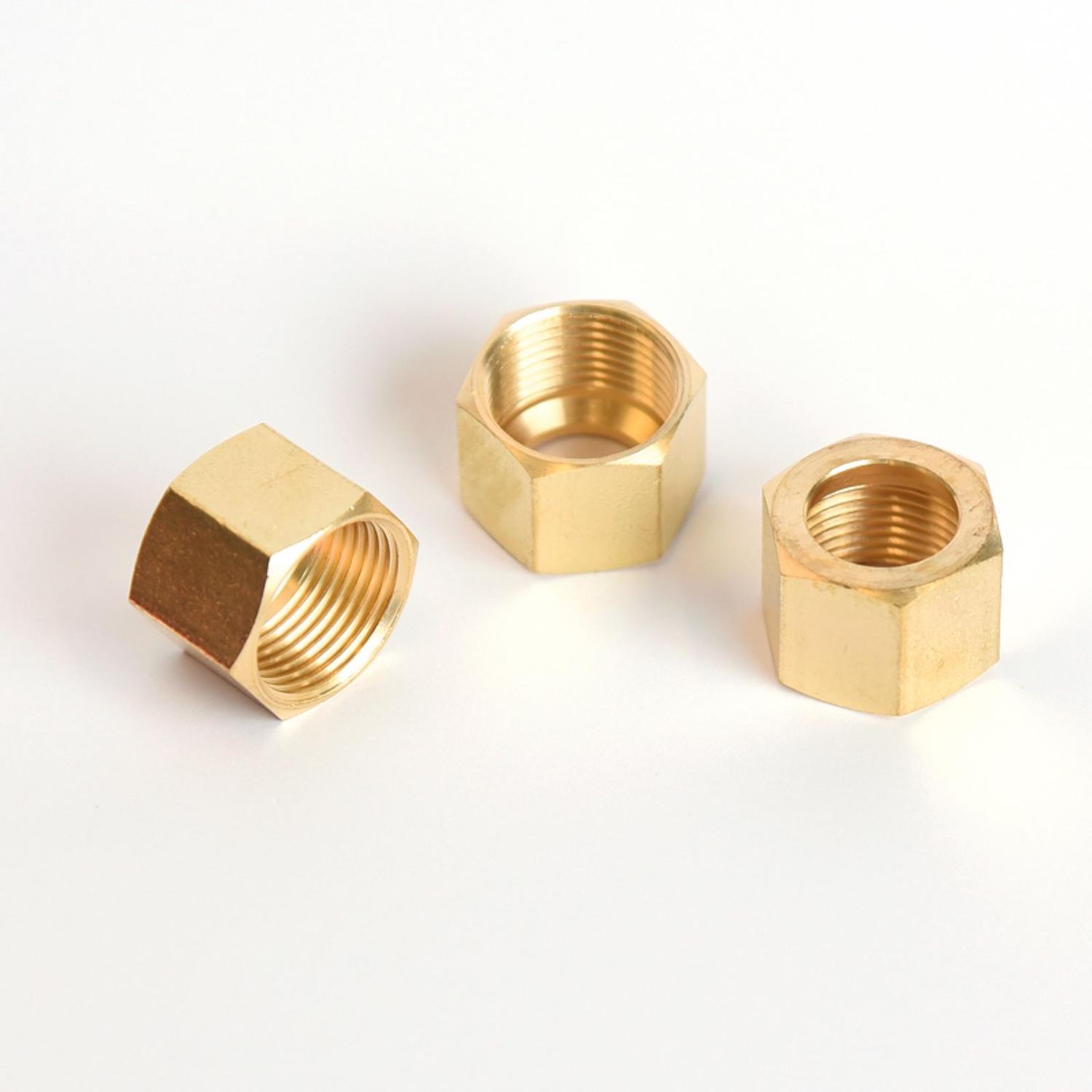 ATC 1/2 in. Compression 1/2 in. D Compression Brass Nut