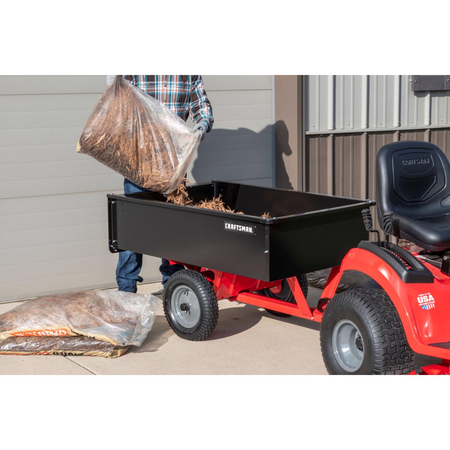 Craftsman lawn trailer best sale