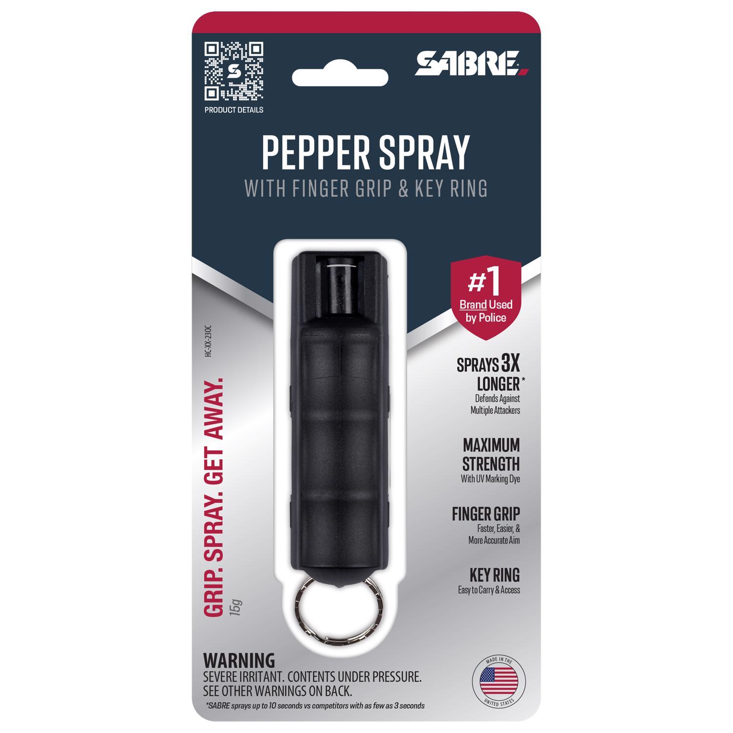 Sabre Red Black Aluminum/Plastic Pepper Spray