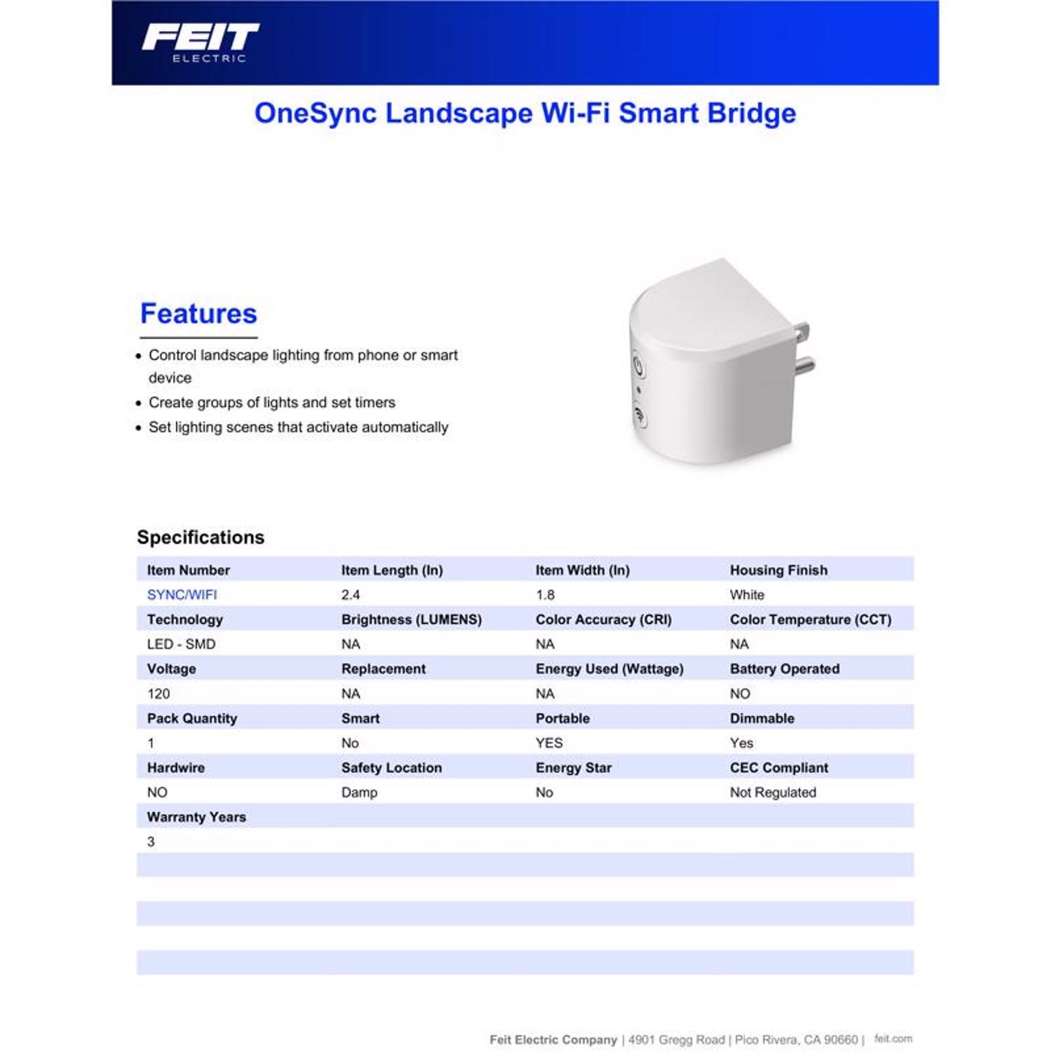 Feit OneSync Smart-Enabled Smart Bridge