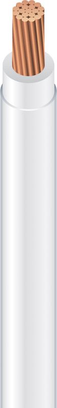 Southwire 500 ft. 14/1 THHN Stranded Wire White - Sold by the foot