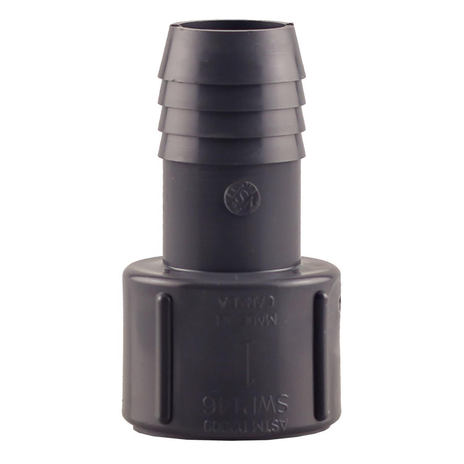 Boshart Industries 1 in. FPT X 1 in. D Insert Polypropylene Female Adapter 1 pk