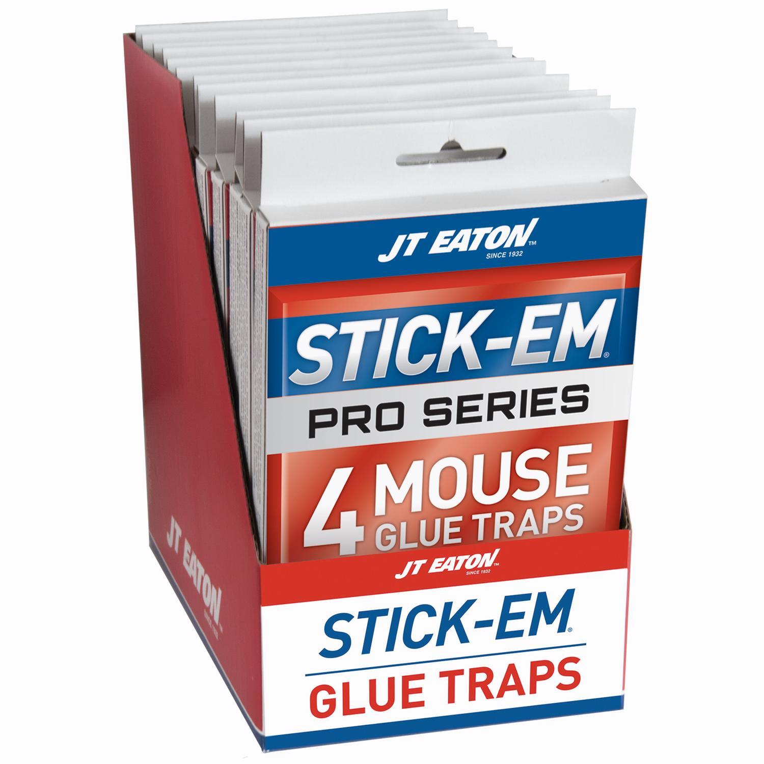 JT Eaton Stick-Em Pro Series Small Glue Trap For Mice 4 pk