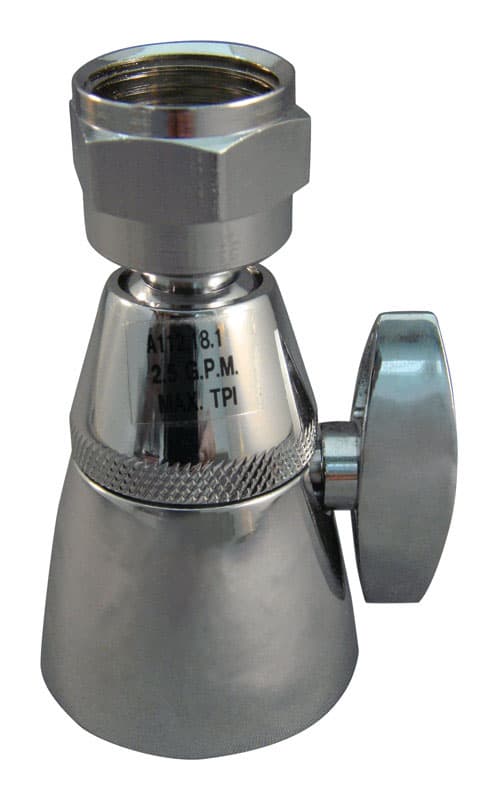 Ace Chrome Chrome 6 settings Showerhead 1.5 gpm