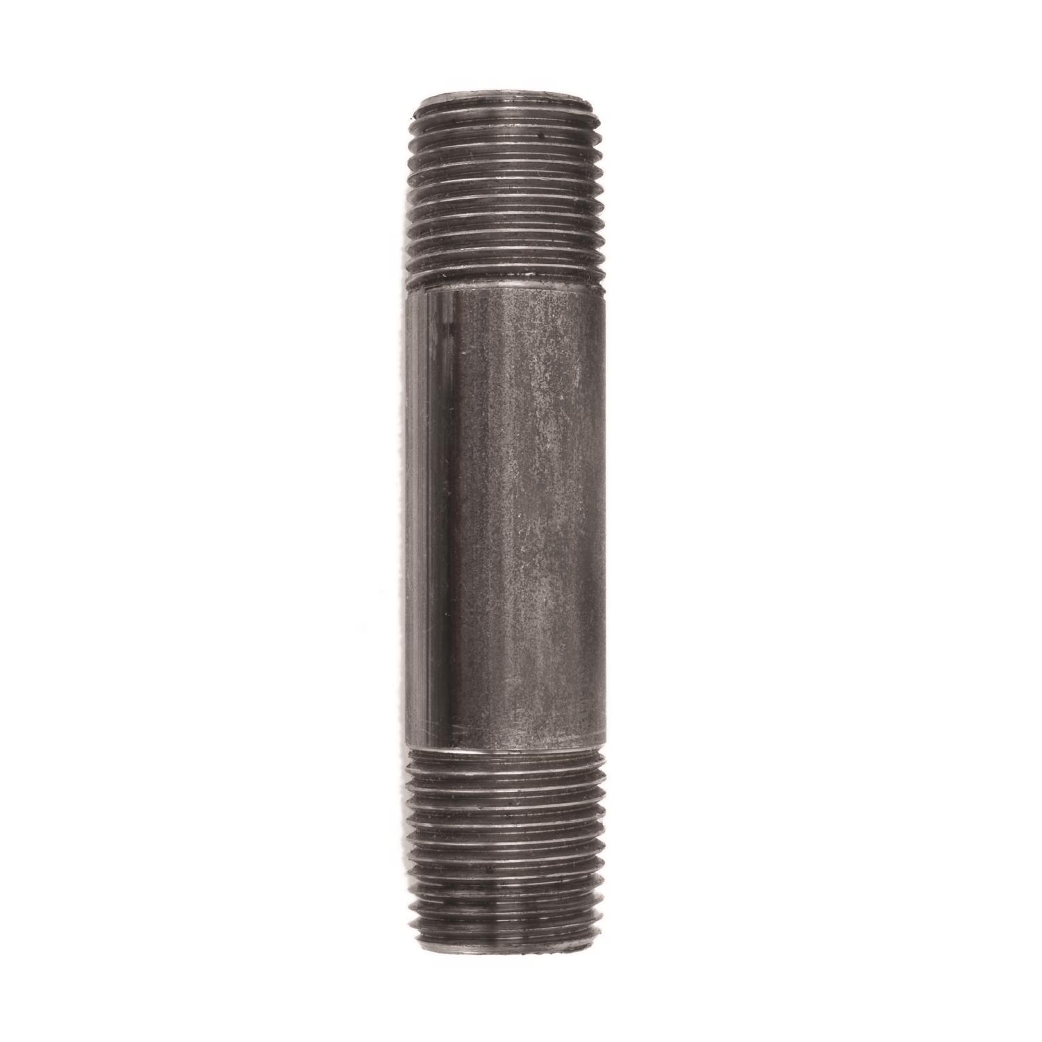 STZ Industries 1/2 in. MIP each X 1/2 in. D MIP Black Steel 3-1/2 in. L Nipple