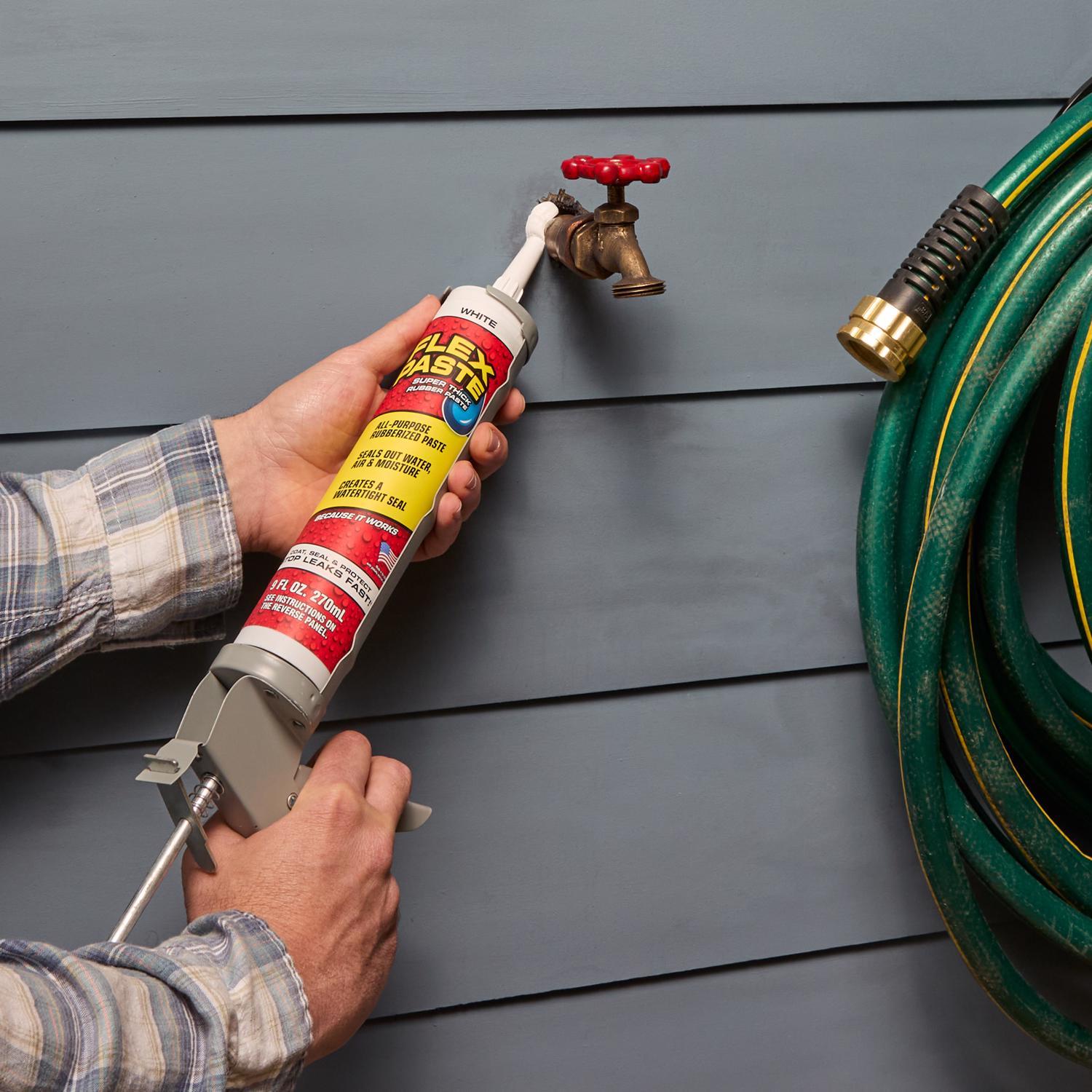 Flex Seal Family of Products Flex Paste White Rubberized Paste 9 fl. oz.