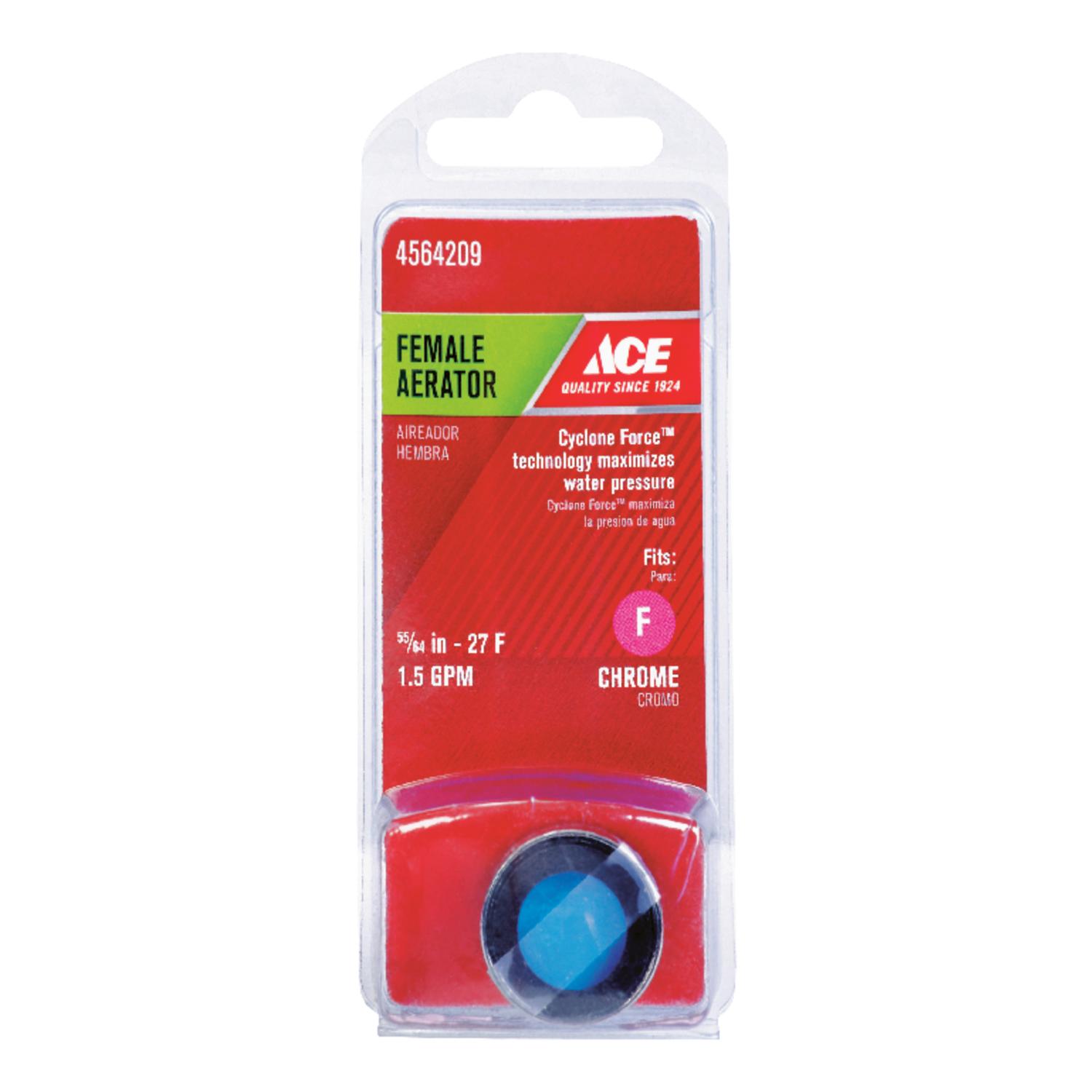 Ace Female Thread 55/64 in.-27F Chrome Faucet Aerator