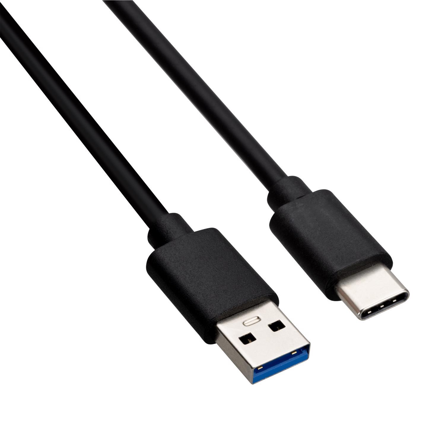 Monster Just Hook It Up USB-C to USB-A Charge and Sync Cable 6 ft. Black