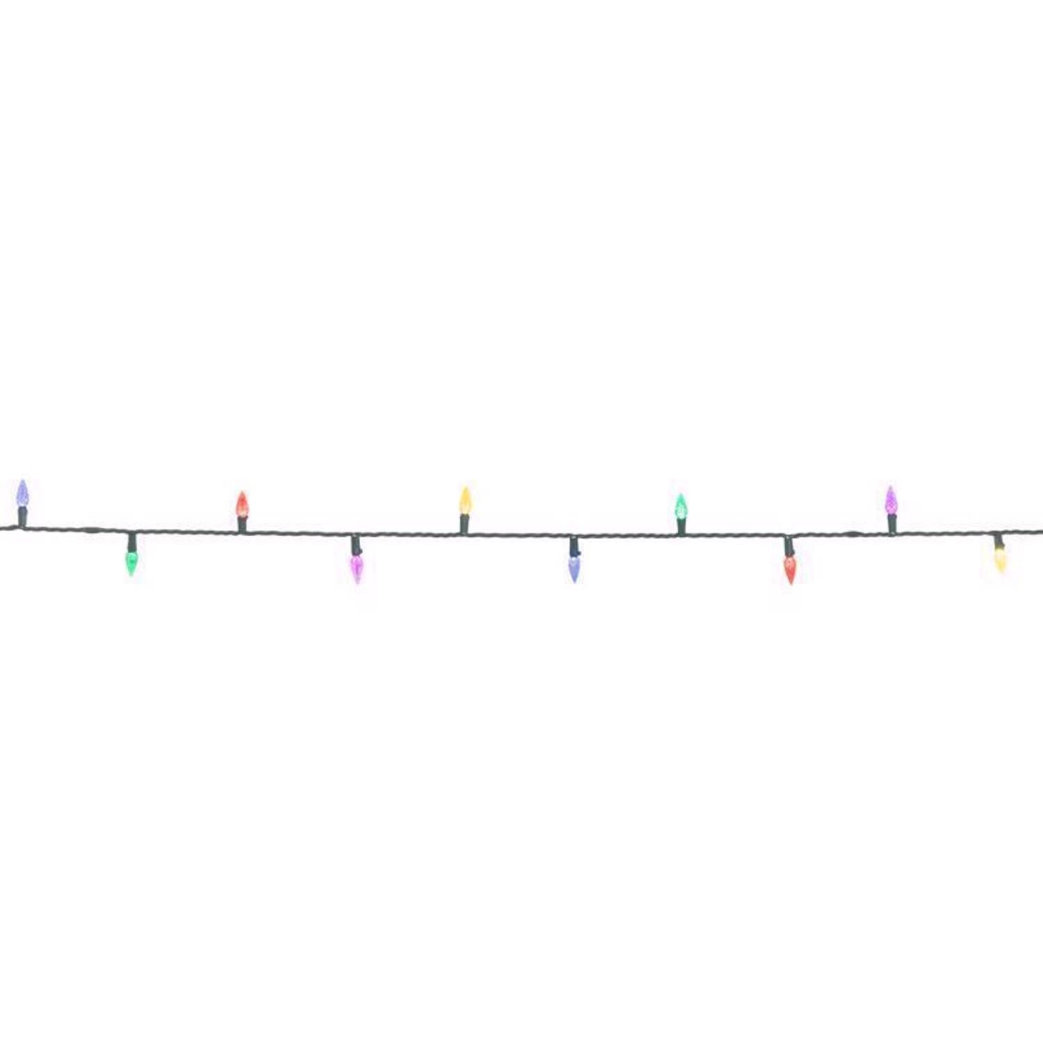 Celebrations Classic LED C6 Multicolored 100 ct String Christmas Lights 24.75 ft.
