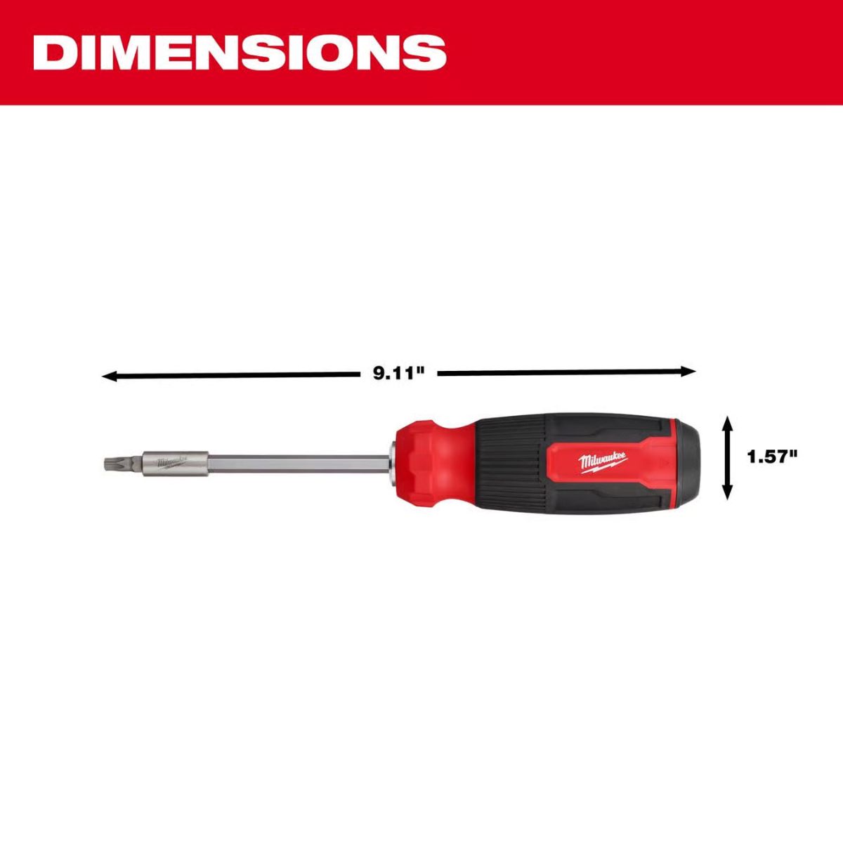 Milwaukee Torx Hex Shank 14-in-1 Multi-Bit Screwdriver 9.11 in. 1 piece