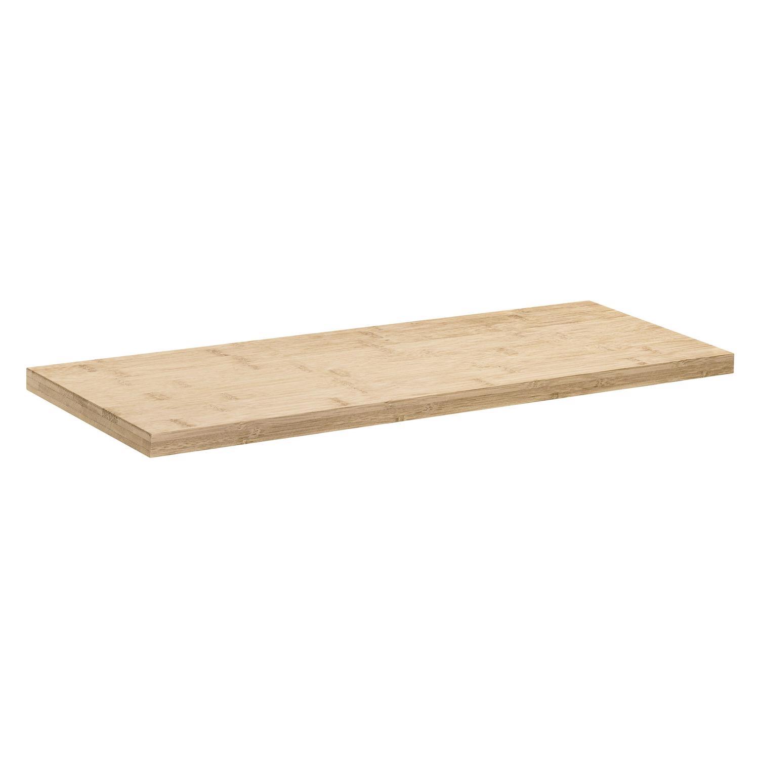 Dolle Lite 0.71 in. H X 23.6 in. W X 7.9 in. D Natural Bamboo Shelf Board