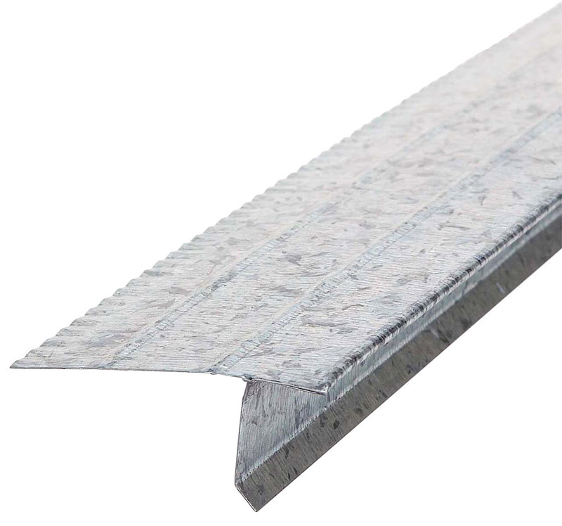 Amerimax Galvanized Steel Roof Flashing Drip Edge Silver 1in. H x 10in. L x 2-7/16in. W