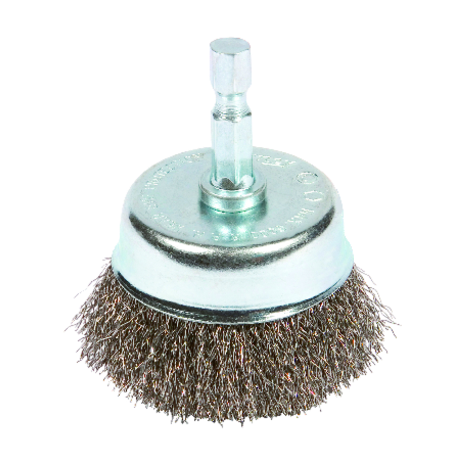 Forney 2 in. D X 1/4 in. Fine Steel Crimped Wire Cup Brush 6000 rpm 1 pc