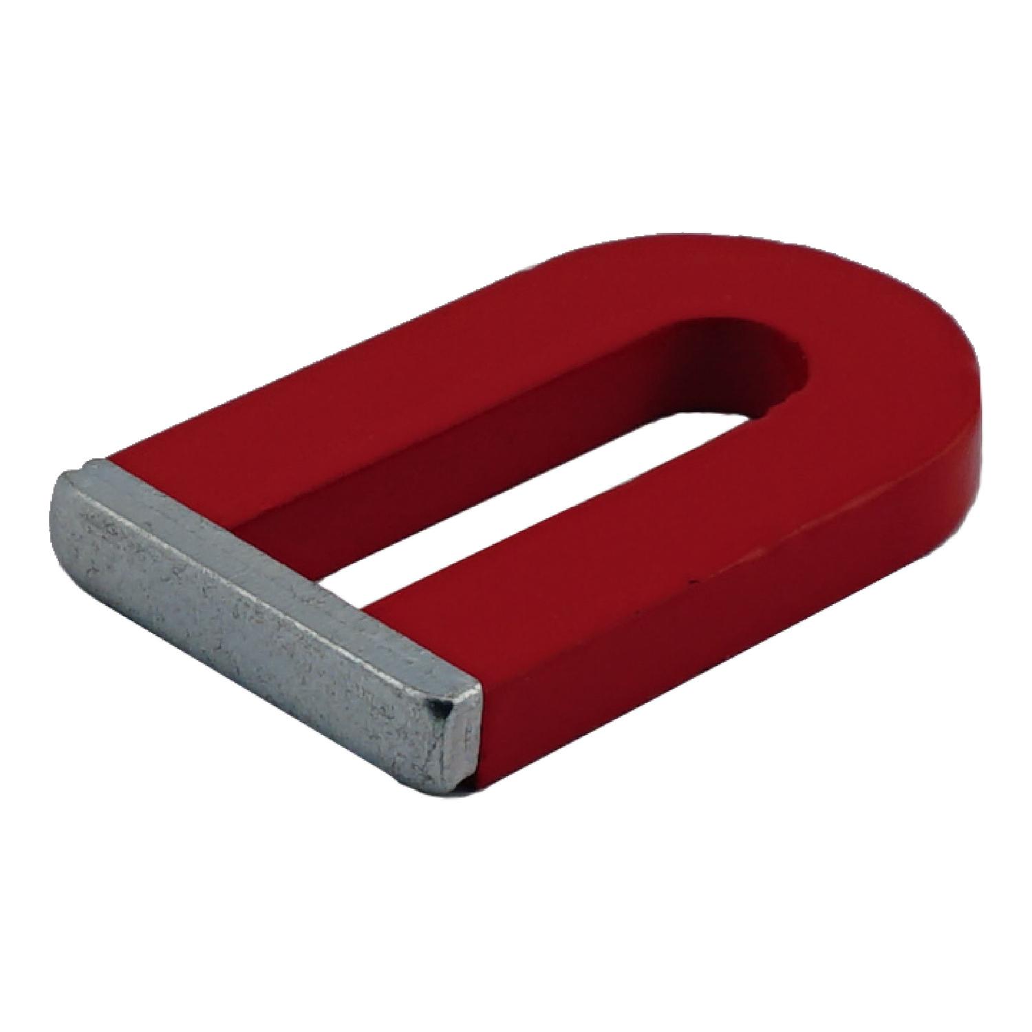 Magnet Source 2.375 in. L X 1.187 in. W Red Horseshoe Magnet 3 lb. pull 1 pc