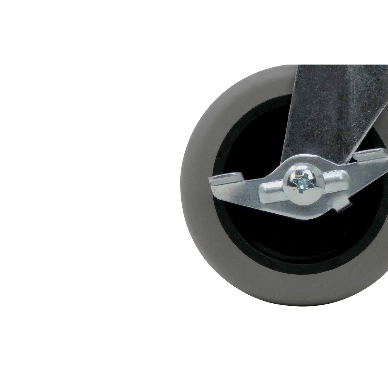 Shepherd Hardware 3 in. D Swivel Thermoplastic Rubber Caster 110 lb 1 pk