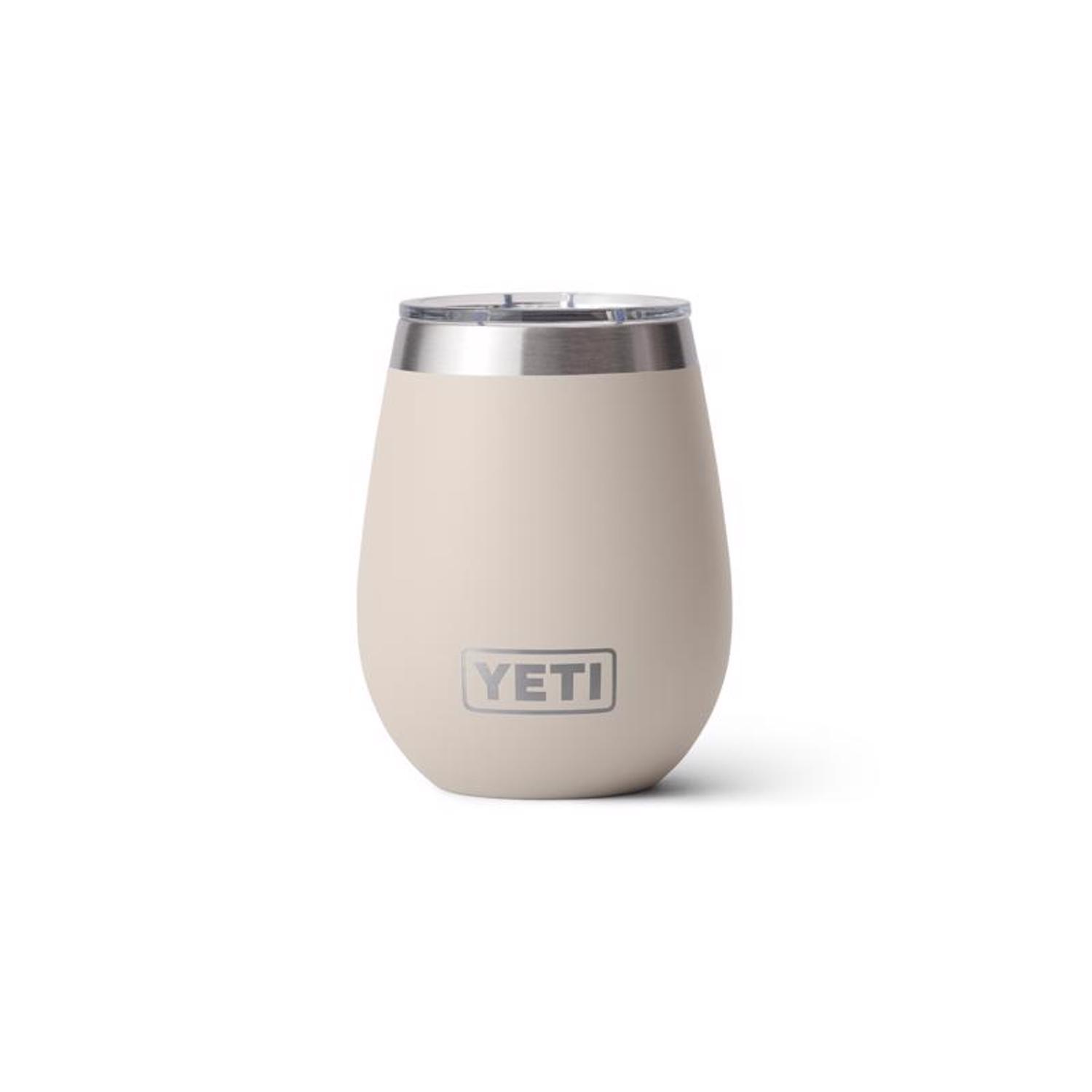 YETI Rambler 10 oz Cape Taupe BPA Free Wine Tumbler with Lid