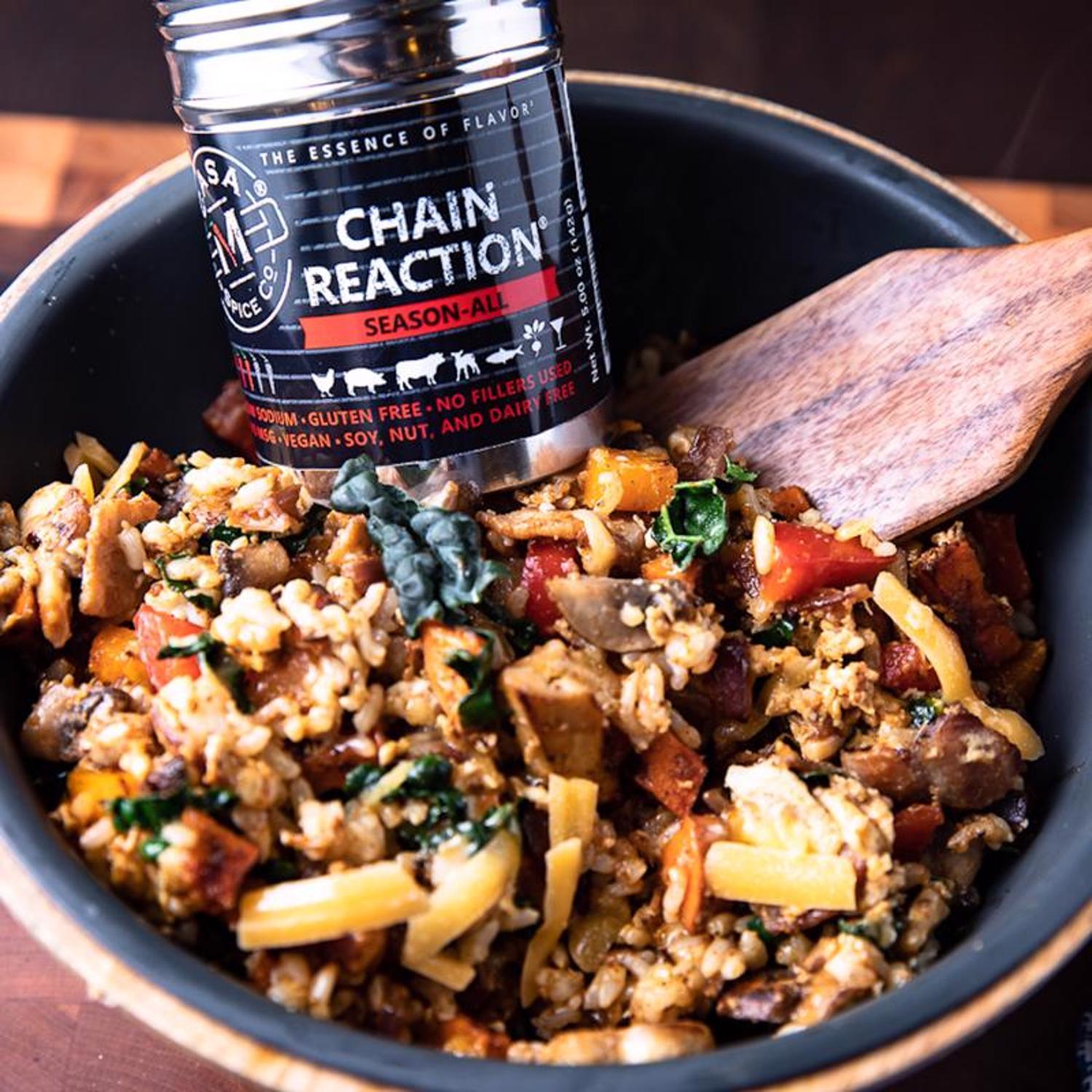 Casa M Spice Co Chain Reaction Season- All Seasoning 5 oz