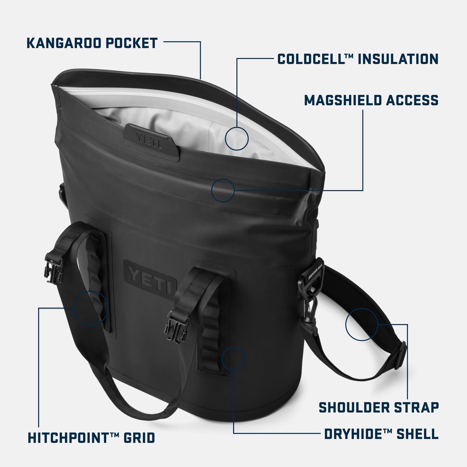 YETI Hopper M15 Black 32 cans Cooler Bag