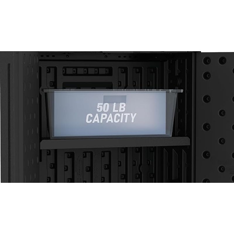 Suncast Wall Storage Cabinet Black