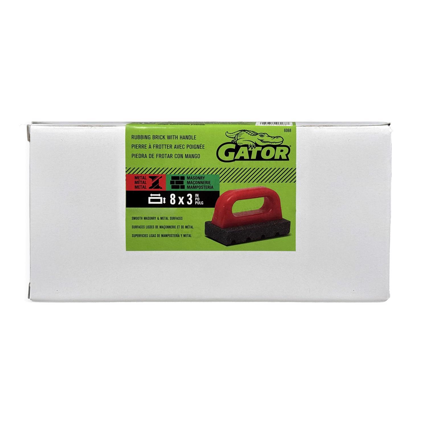 Gator 8 in. L Silicon Carbide Rubbing Brick 1 pc