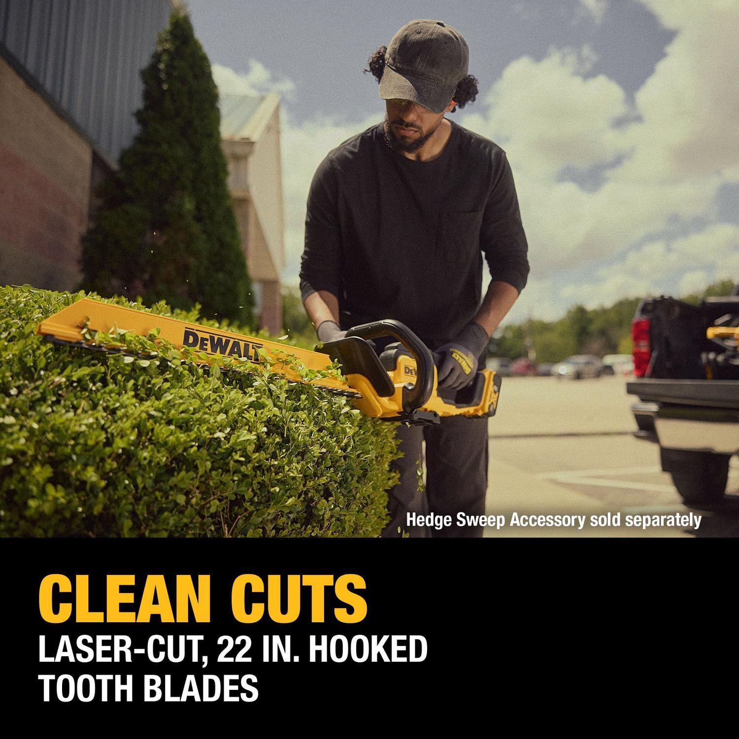 DeWalt DCHT821B 22 in. 20 V Battery Hedge Trimmer Tool Only