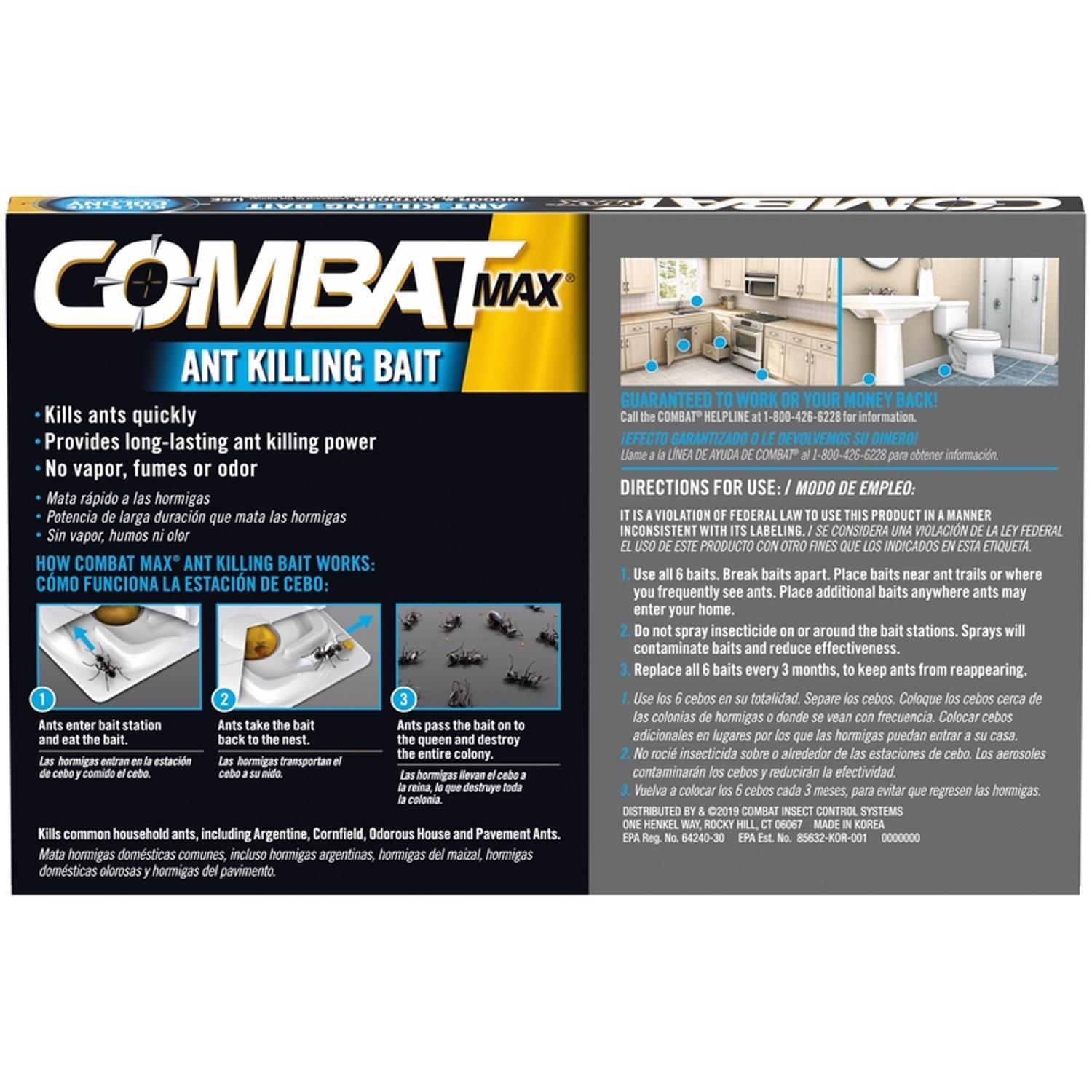 Combat Max Ant Bait Station 6 pk