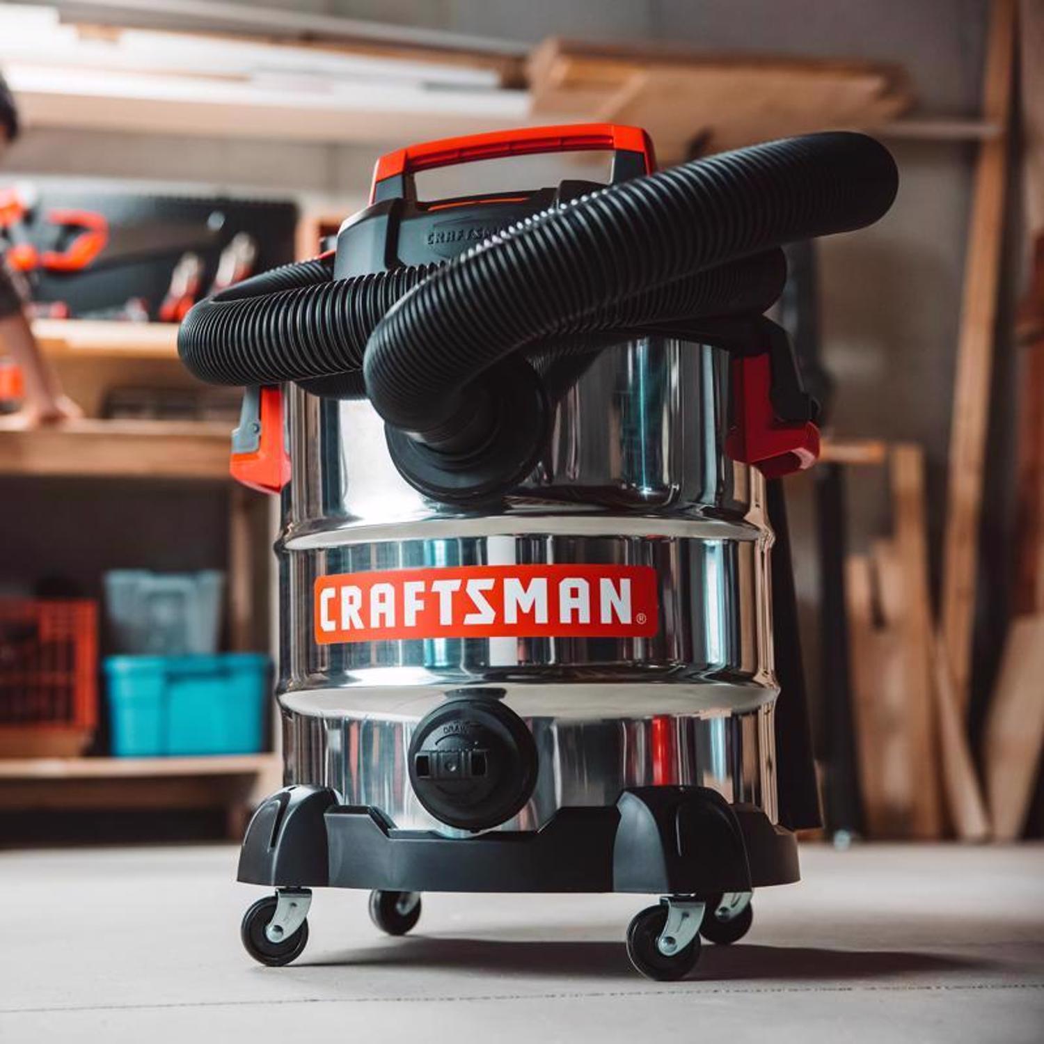 Craftsman 10 gal Corded Wet/Dry Vacuum 120 V 6 HP | Stine Home +