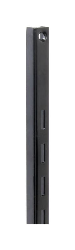 Knape & Vogt Black Steel Regular Duty Bracket 16 Ga. 72 in. L