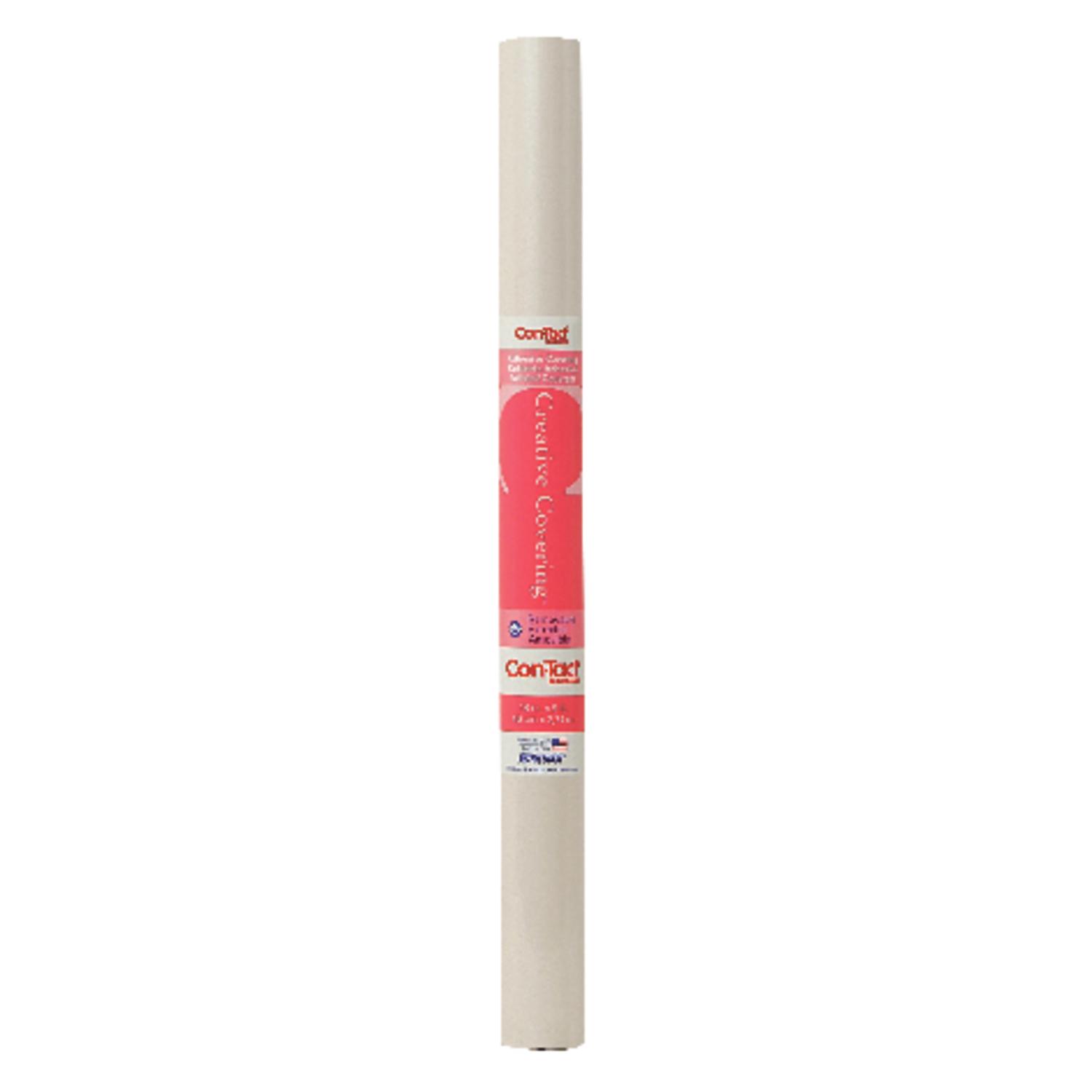 Con-Tact Creative Covering 9 ft. L X 18 in. W Almond Shelf Liner