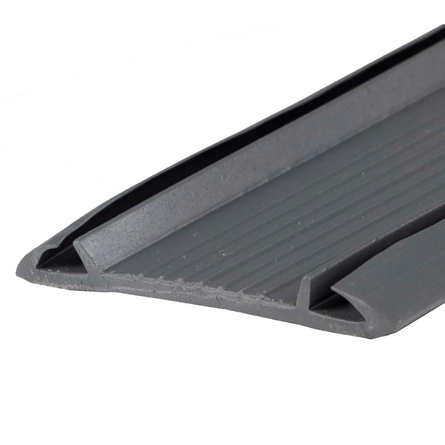 M-D Gray Vinyl Threshold Insert For Low Thresholds 36 in. L X 5/8 in.