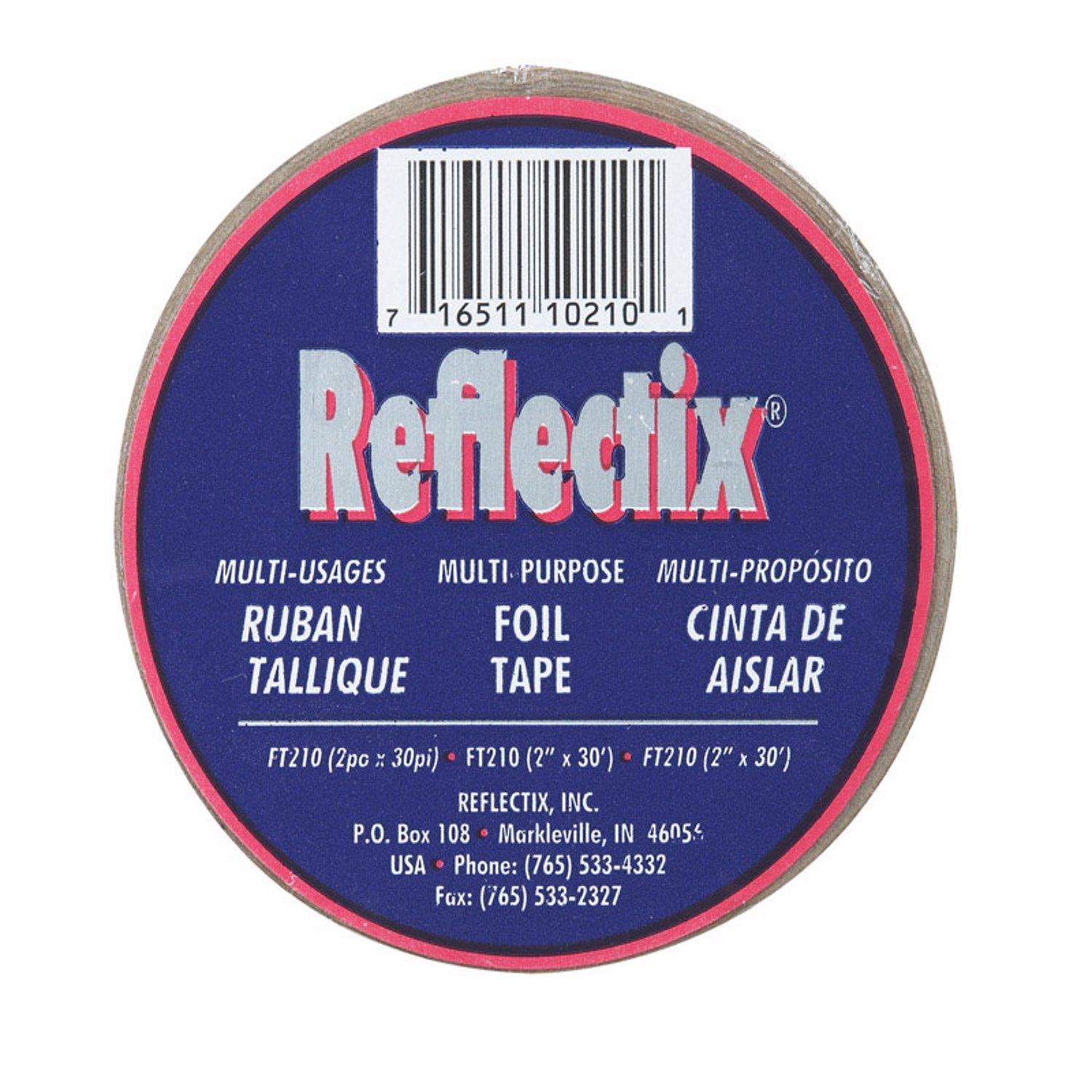 Reflectix 2in. W x 30in. L Reflective Radiant Barrier Foil Tape Insulation Roll 30 Sq Ft