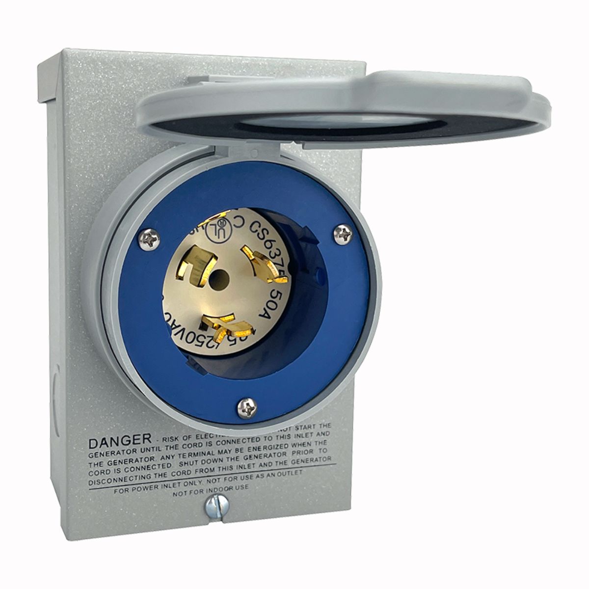 Reliance Controls PB Series Power Inlet Boxes, 50A, 125/250V