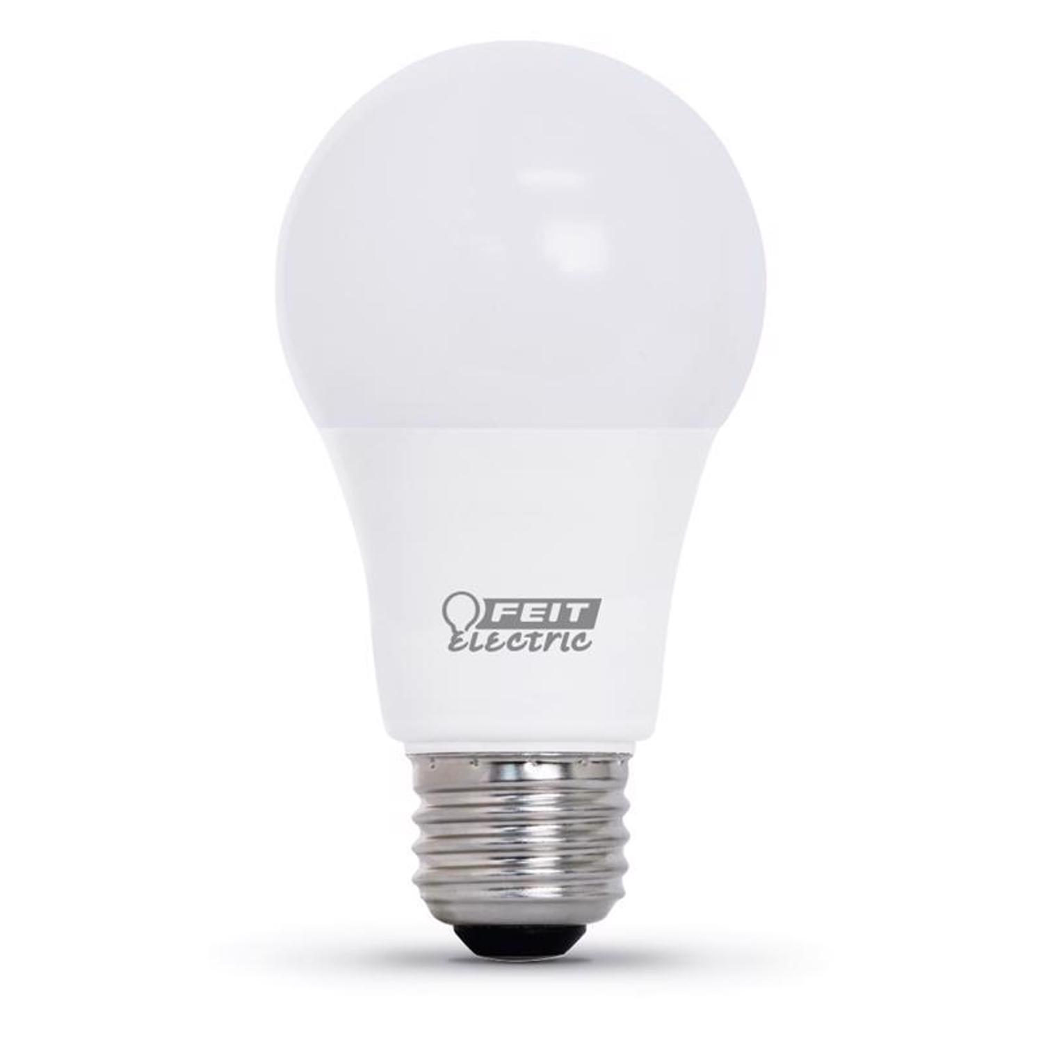 Feit Enhance A19 E26 (Medium) LED Bulb Daylight 40 Watt Equivalence 4 pk