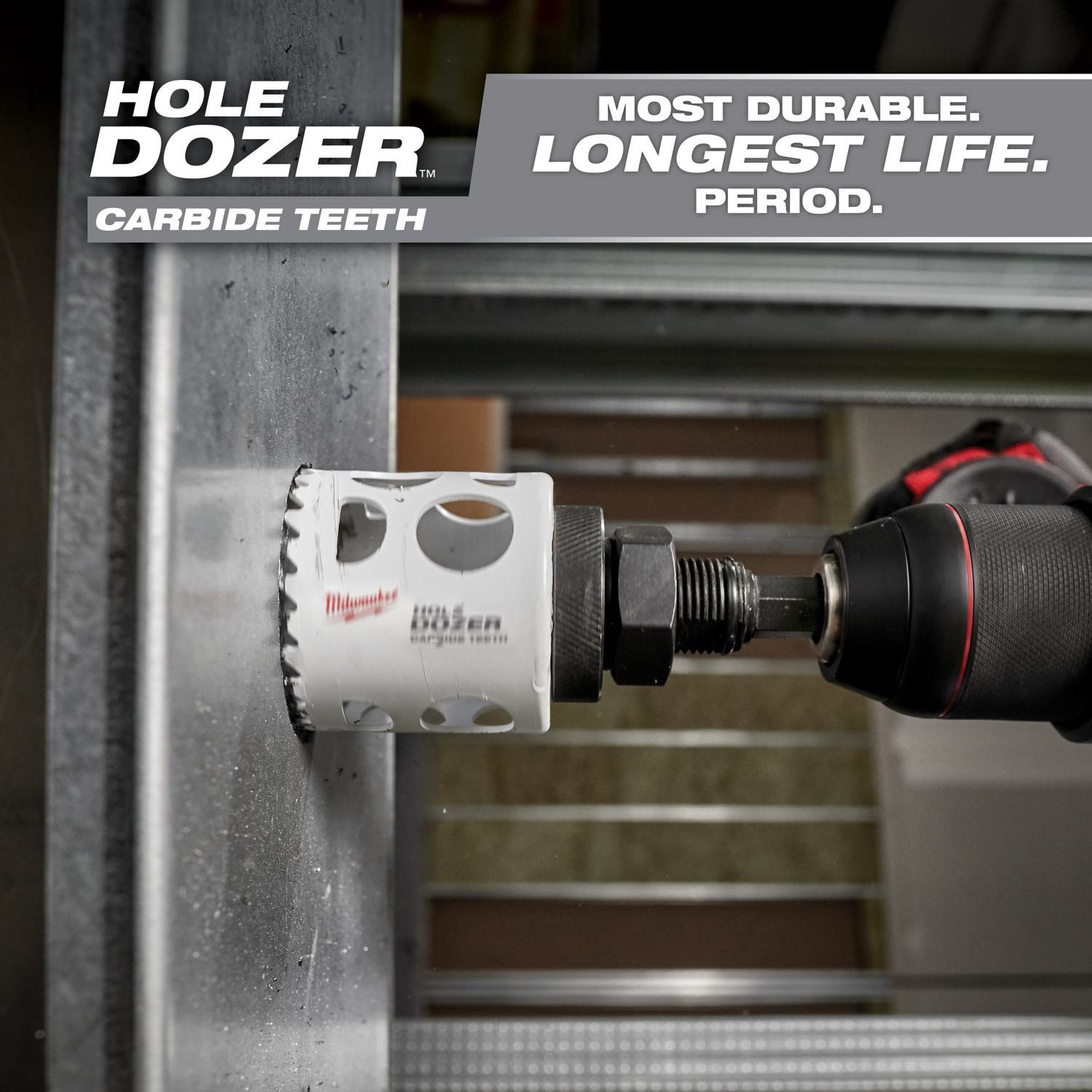 Milwaukee Hole Dozer 7/8 in. Carbide Tipped 2-1/8 in. L X 1/4 in. D Hole Saw
