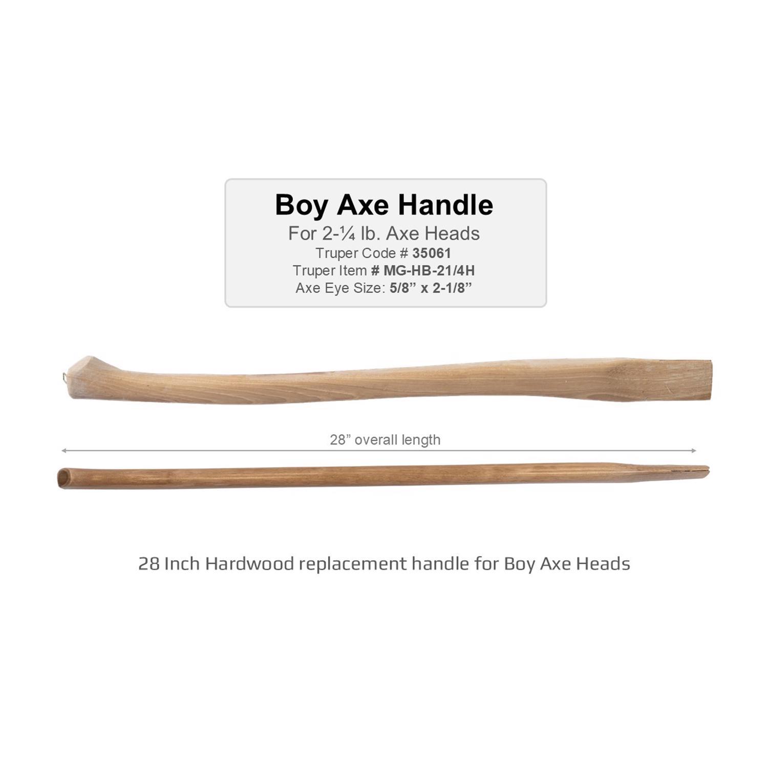 Truper 28 in. Wood Boys Axe Replacement Handle
