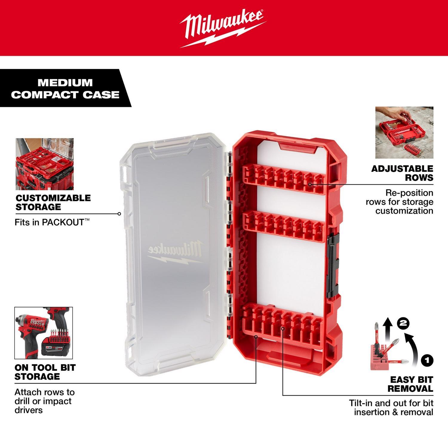 Milwaukee Shockwave Assorted 8.47 in. L Screwdriver Bit Set Steel 32 pc