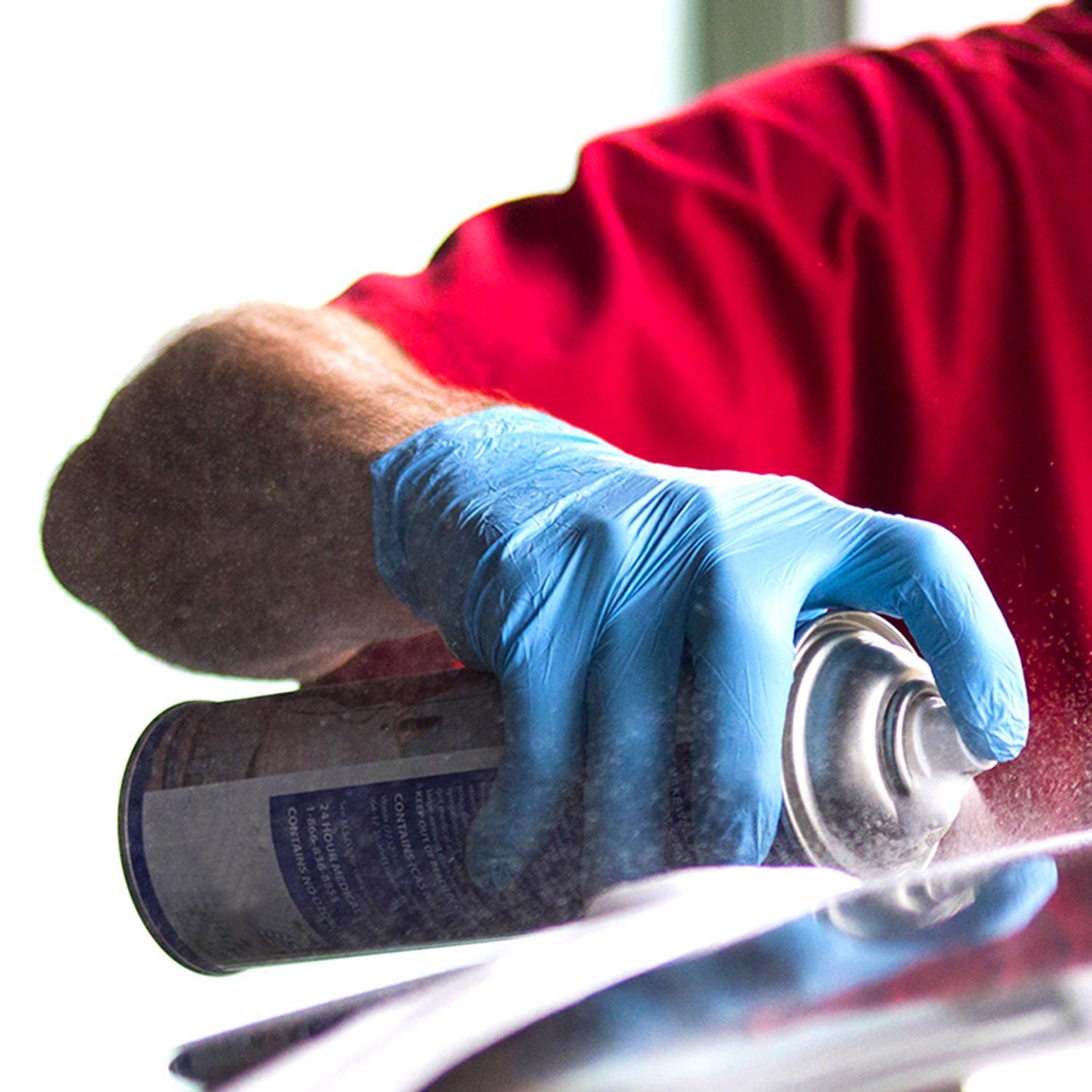 X3 Nitrile Disposable Gloves Large Blue Powder Free 100 pk