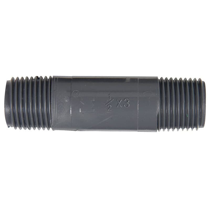 B&K Schedule 80 1/2 in. MIP X 1/2 in. D MIP PVC 3 in. Nipple 1 pk