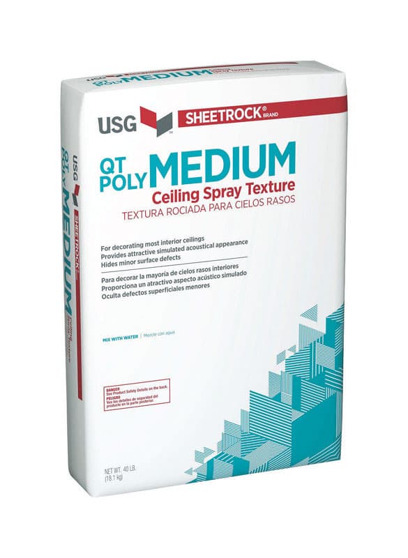 USG Sheetrock White Ceiling Spray Texture 40 lb Stine Home + Yard