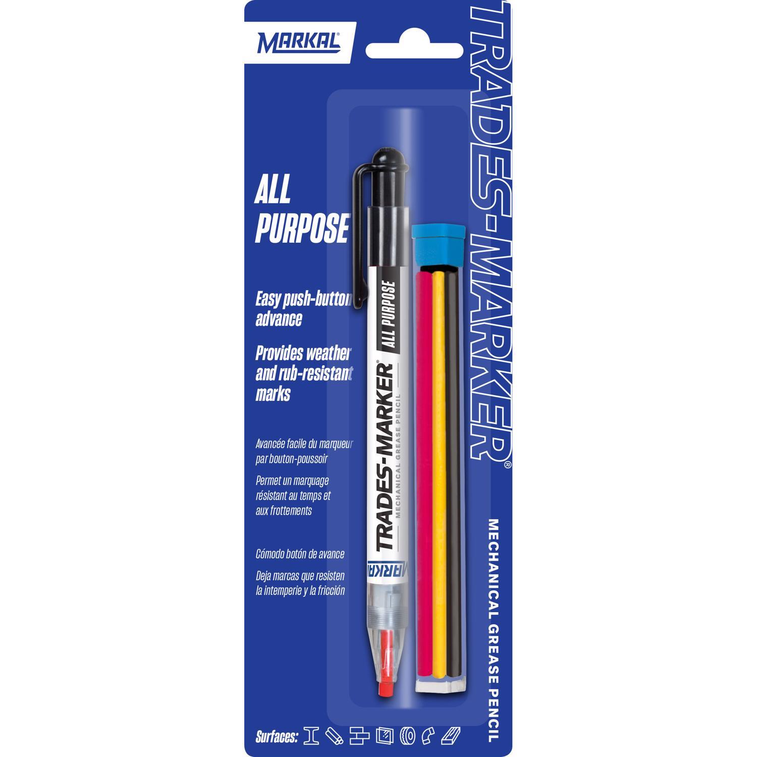 Markal Trades Marker Assorted Medium Tip Markers 4 pk