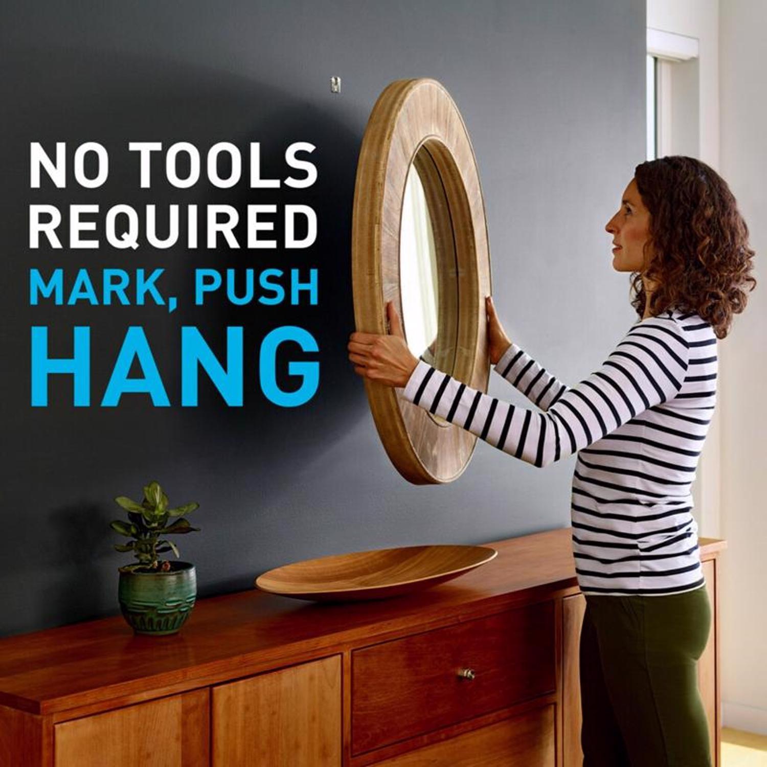 3M Claw Silver Drywall Picture Hanger 15 lb 5 pk